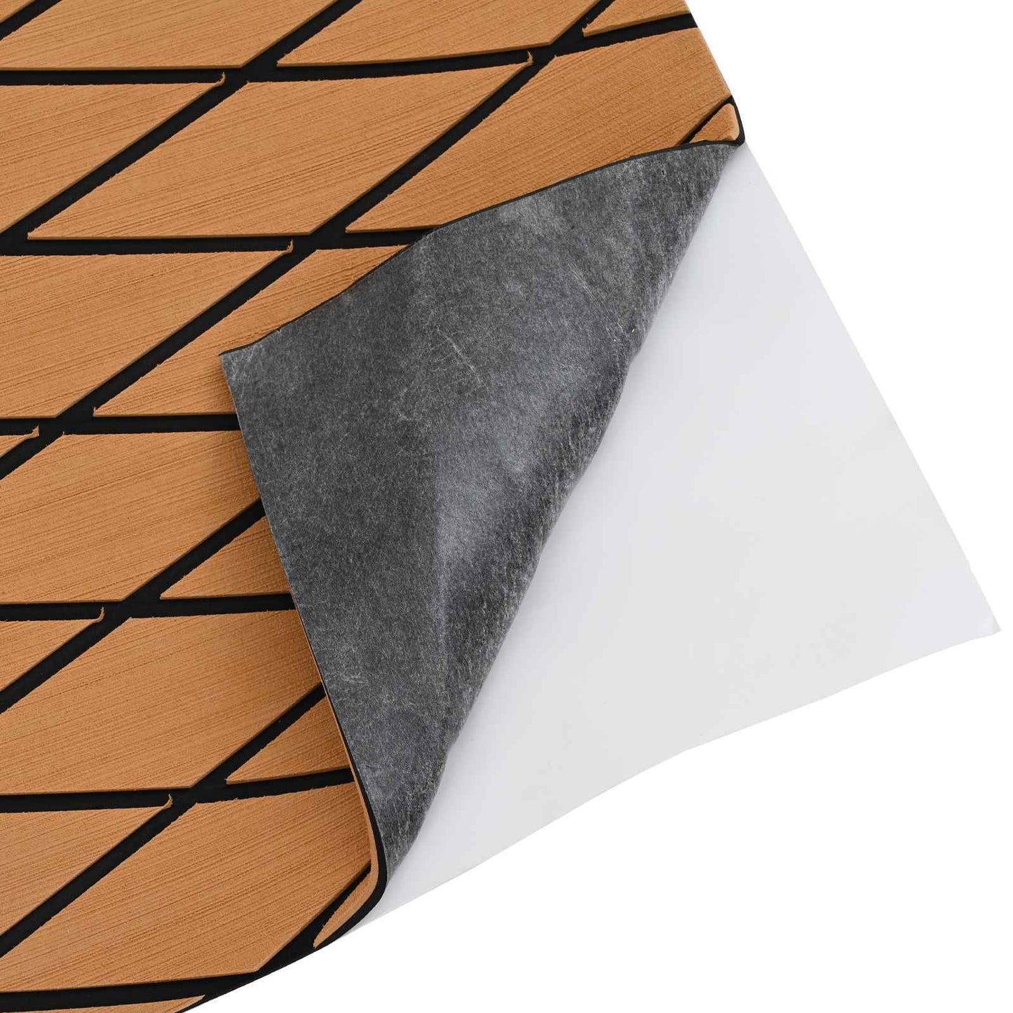 vidaXL Boat Mat Striped Brown and Black 190 x 70 cm EVA