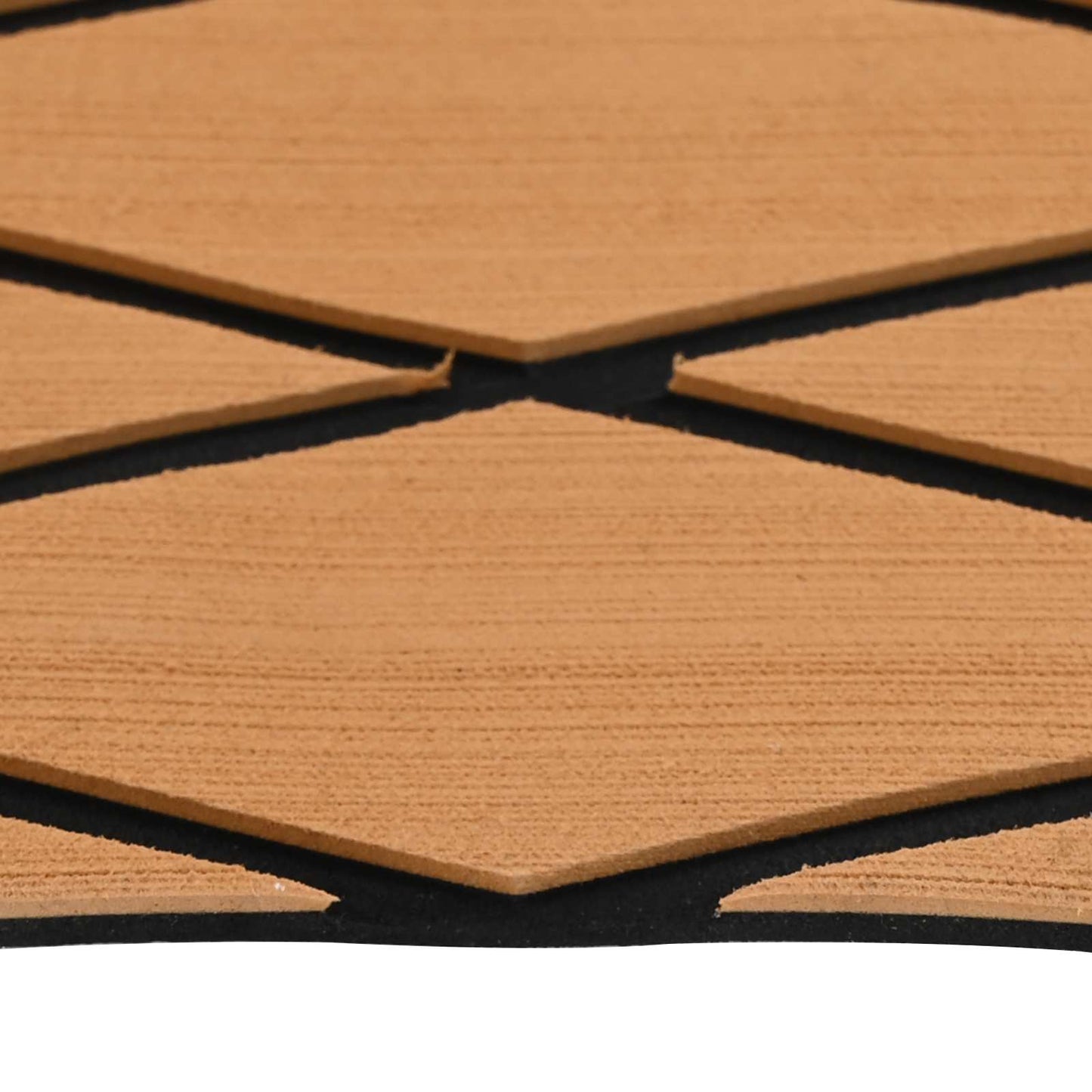 vidaXL Boat Mat Striped Brown and Black 190 x 70 cm EVA