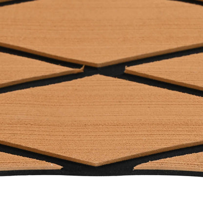 vidaXL Boat Mat Striped Brown and Black 190 x 70 cm EVA
