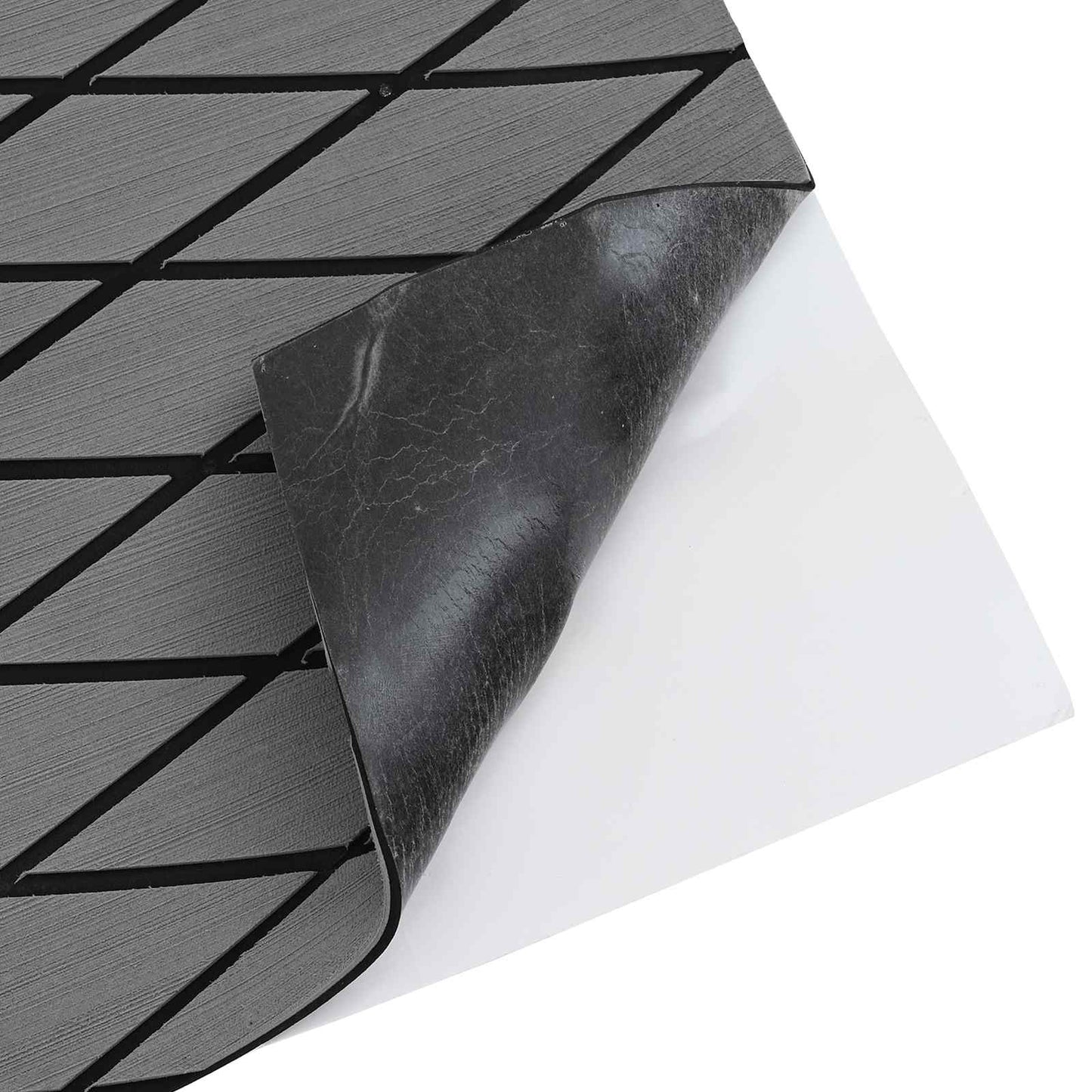vidaXL Boat Mat Harlequin Light Grey and Black 190 x 70 cm EVA