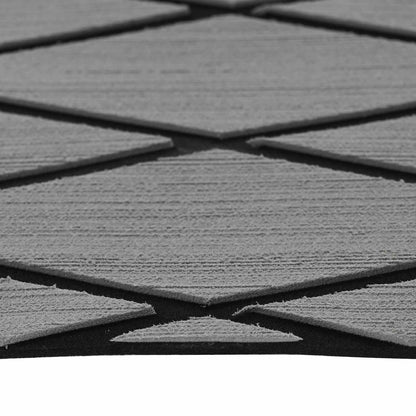 vidaXL Boat Mat Harlequin Light Grey and Black 190 x 70 cm EVA