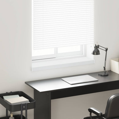 vidaXL Window Sill White 60 x 25 x 4.5 cm PVC