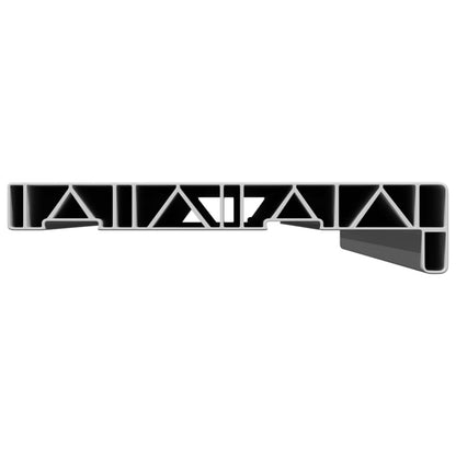 vidaXL Window Sill White 60 x 25 x 4.5 cm PVC