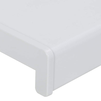 vidaXL Window Sill White 140 x 25 x 4.5 cm PVC