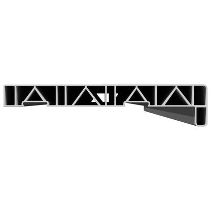 vidaXL Window Sill White 140 x 25 x 4.5 cm PVC
