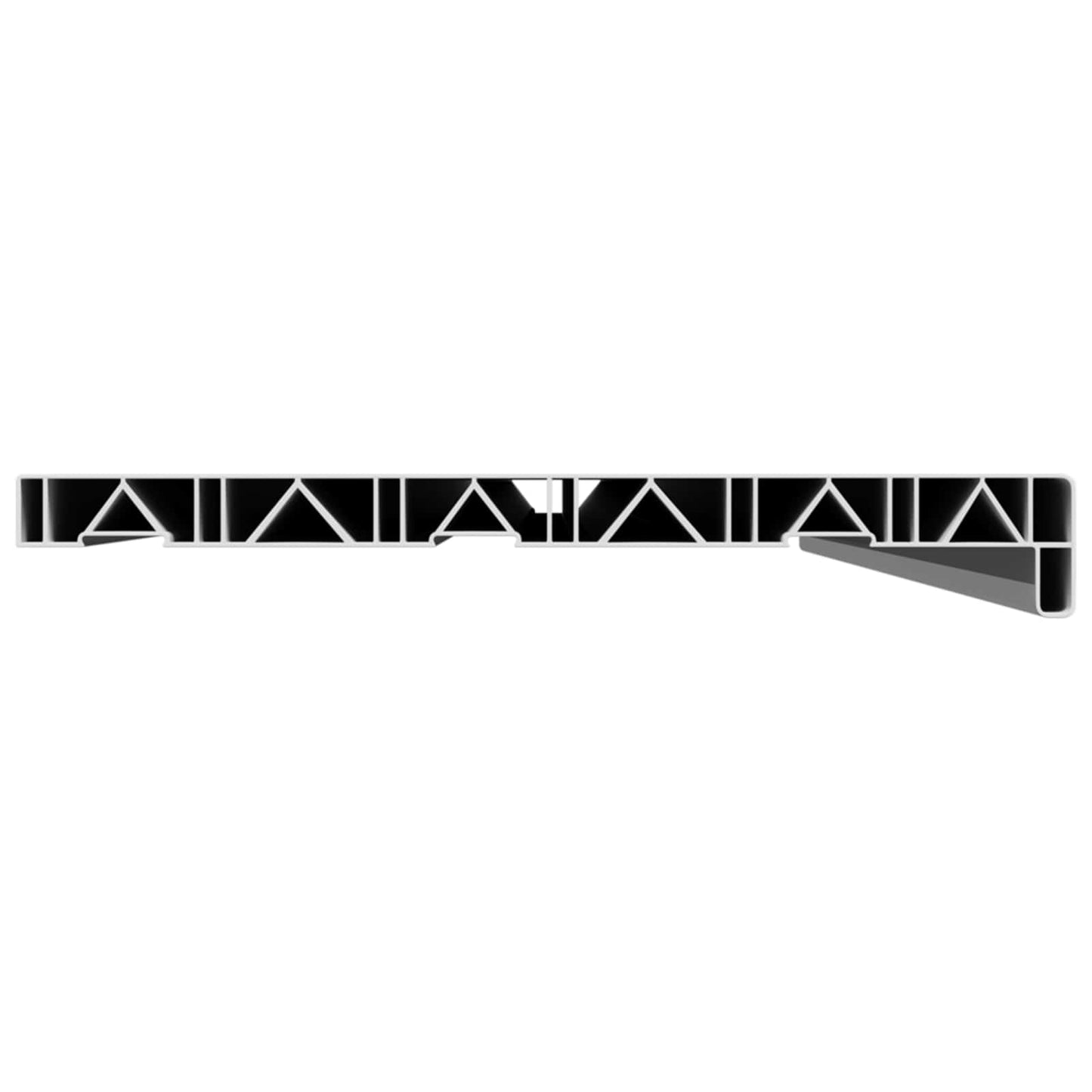vidaXL Window Sill White 160 x 35 x 4.5 cm PVC