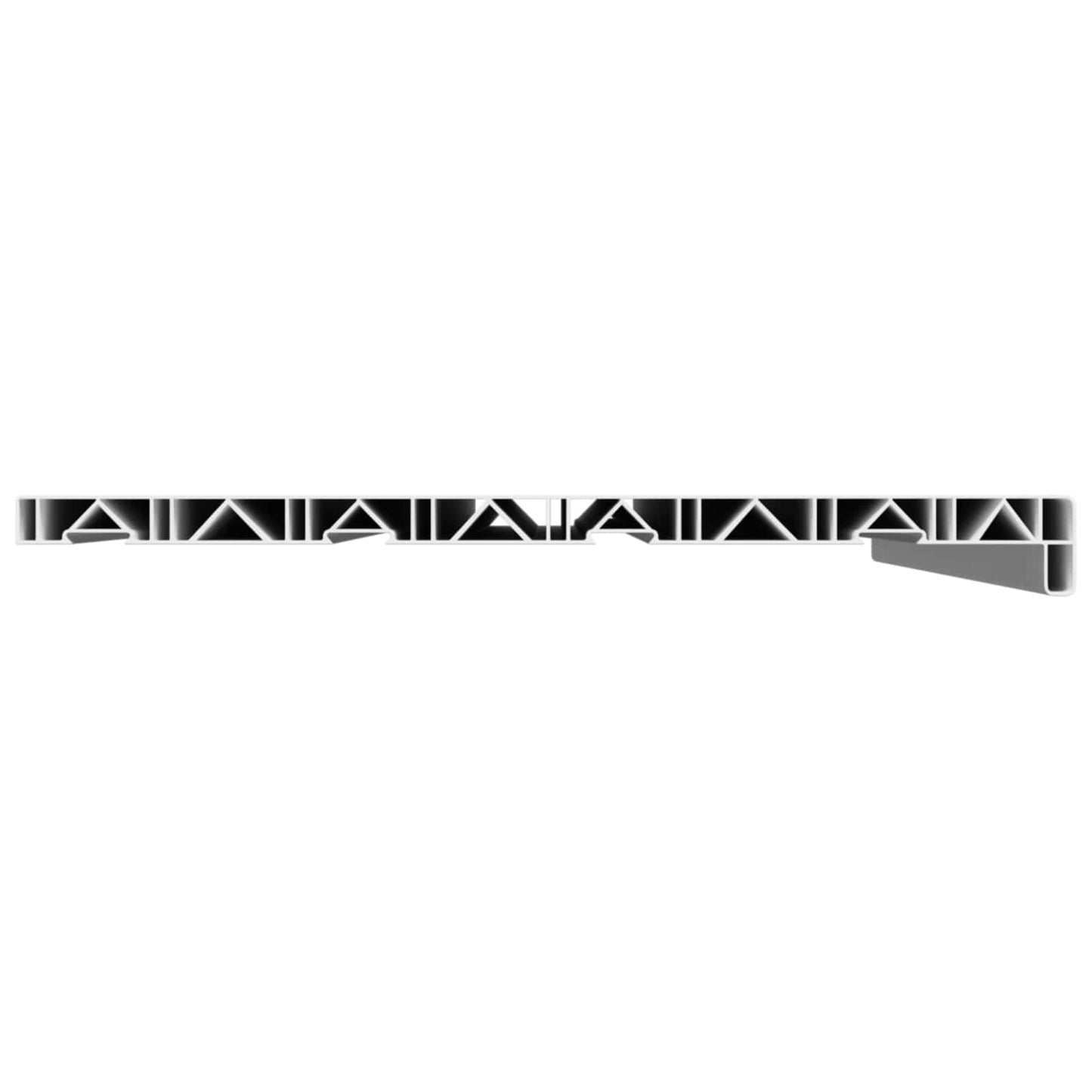 vidaXL Window Sill White 60 x 45 x 4.5 cm PVC