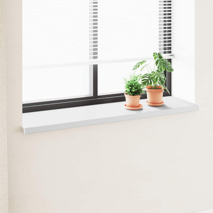 vidaXL Window Sill White 120 x 45 x 4.5 cm PVC