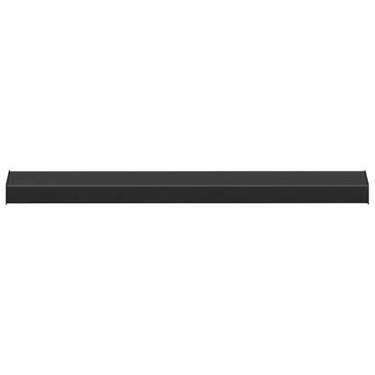 vidaXL Window Sill Black with wood grain 100 x 10 x 4.5 cm PVC