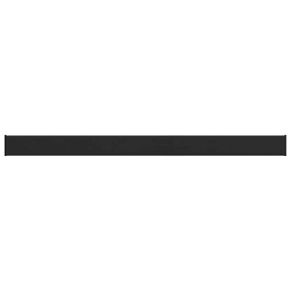 vidaXL Window Sill Black with wood grain 160 x 10 x 4.5 cm PVC