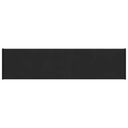 vidaXL Window Sill Black with wood grain 60 x 20 x 4.5 cm PVC
