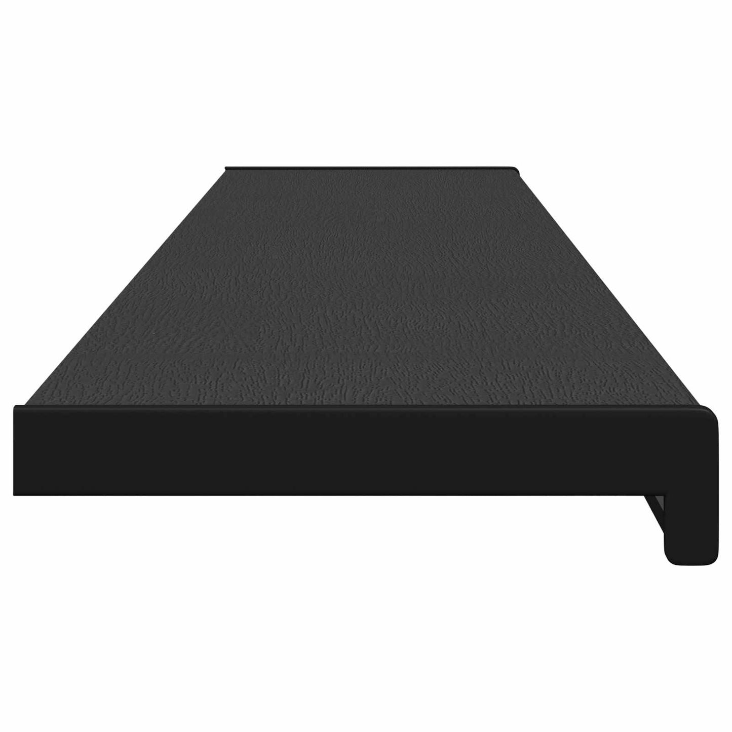 vidaXL Window Sill Black with wood grain 120 x 20 x 4.5 cm PVC
