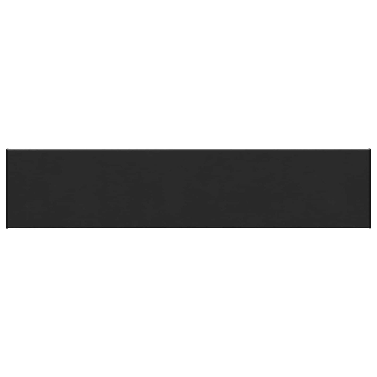 vidaXL Window Sill Black with wood grain 120 x 30 x 4.5 cm PVC