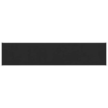 vidaXL Window Sill Black with wood grain 160 x 30 x 4.5 cm PVC
