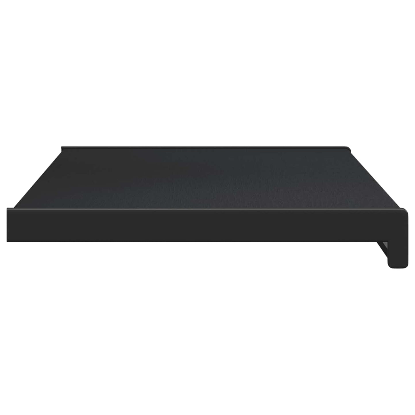 vidaXL Window Sill Black with wood grain 60 x 35 x 4.5 cm PVC