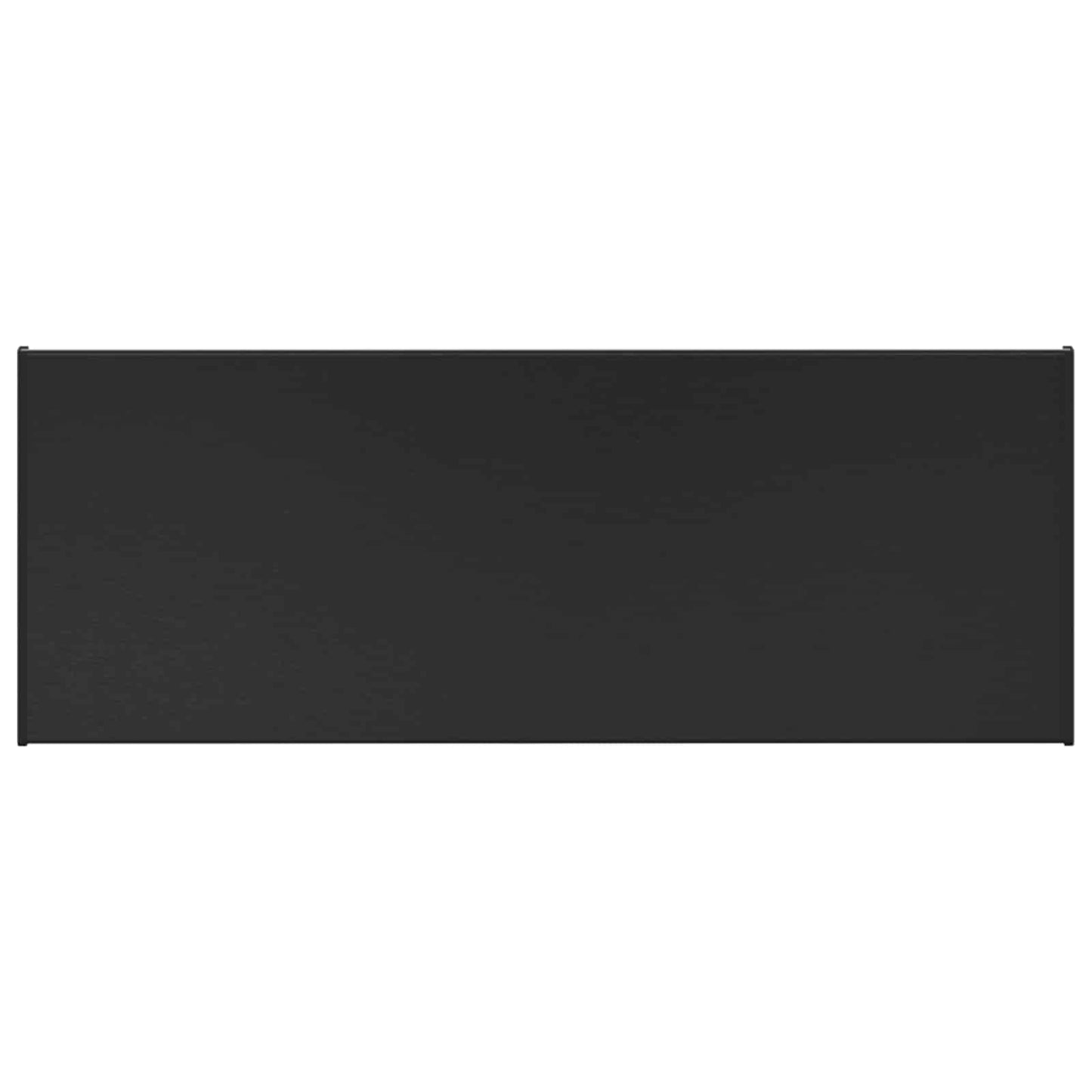 vidaXL Window Sill Black with wood grain 60 x 35 x 4.5 cm PVC