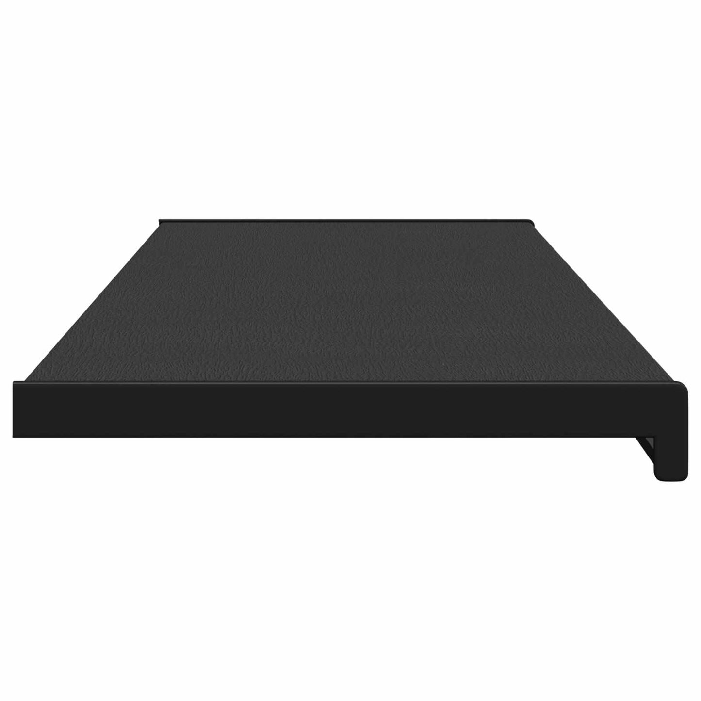 vidaXL Window Sill Black with wood grain 120 x 35 x 4.5 cm PVC