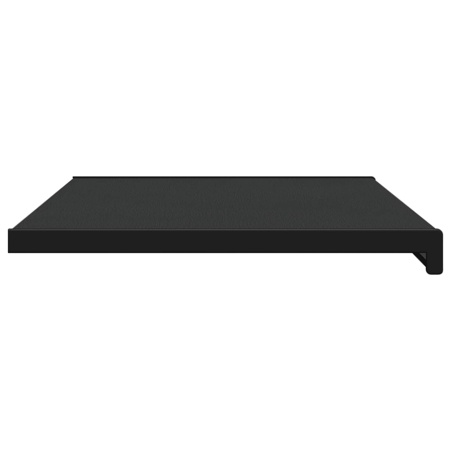 vidaXL Window Sill Black with wood grain 80 x 40 x 4.5 cm PVC