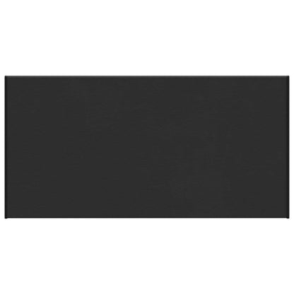 vidaXL Window Sill Black with wood grain 80 x 40 x 4.5 cm PVC