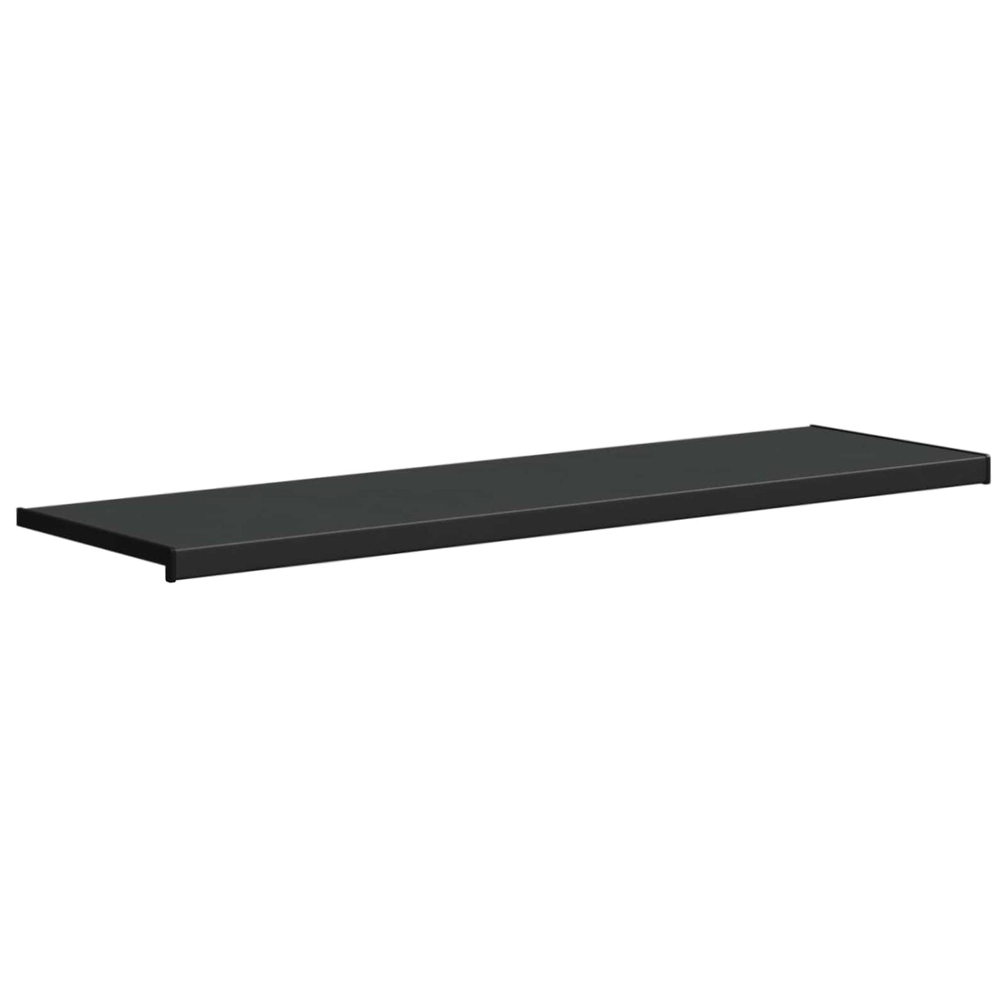 vidaXL Window Sill Black with wood grain 160 x 40 x 4.5 cm PVC