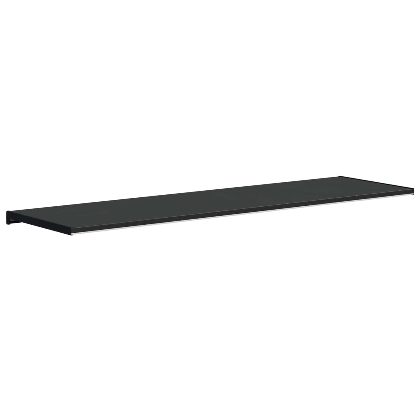 vidaXL Window Sill Black with wood grain 160 x 40 x 4.5 cm PVC