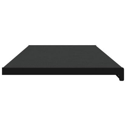vidaXL Window Sill Black with wood grain 160 x 40 x 4.5 cm PVC