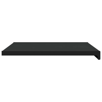 vidaXL Window Sill Black with wood grain 100 x 50 x 4.5 cm PVC