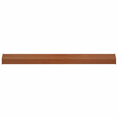vidaXL Window Sill Brown wood 80 x 10 x 4.5 cm PVC