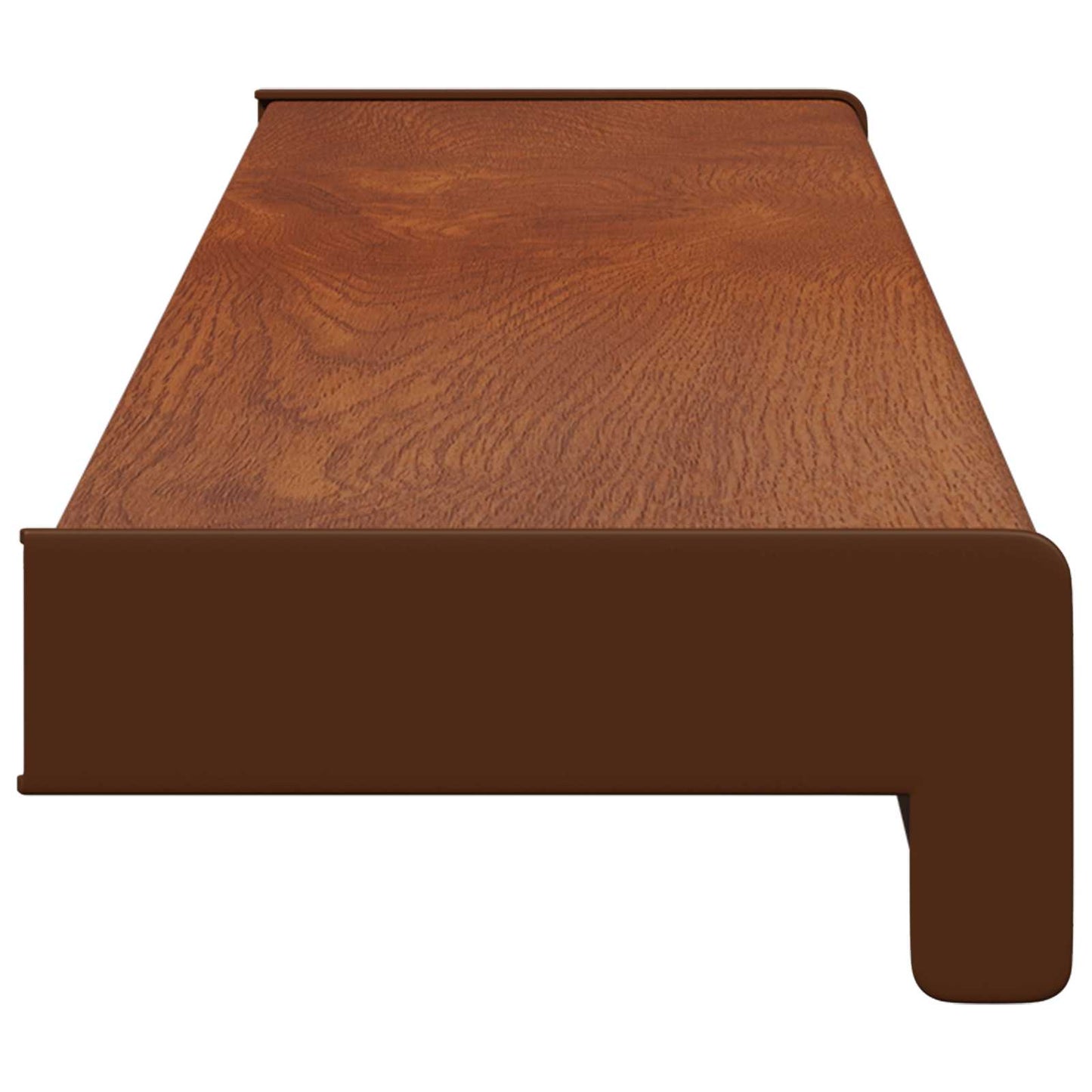 vidaXL Window Sill Brown wood 80 x 10 x 4.5 cm PVC