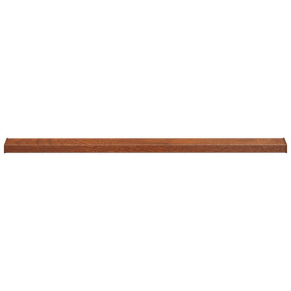 vidaXL Window Sill Brown wood 140 x 10 x 4.5 cm PVC