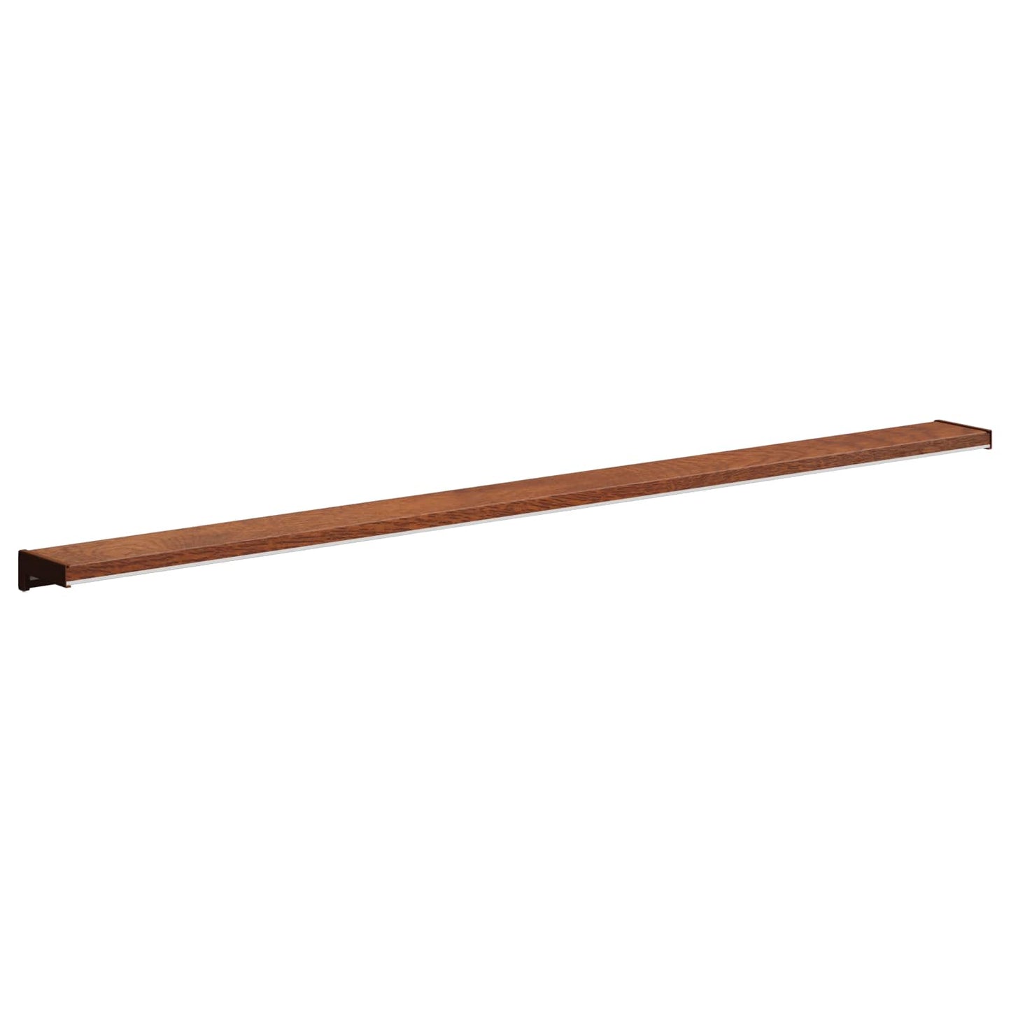 vidaXL Window Sill Brown wood 120 x 15 x 4.5 cm PVC