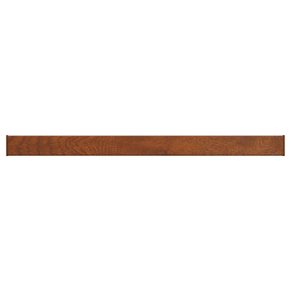 vidaXL Window Sill Brown wood 140 x 15 x 4.5 cm PVC