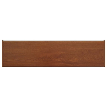 vidaXL Window Sill Brown wood 60 x 20 x 4.5 cm PVC