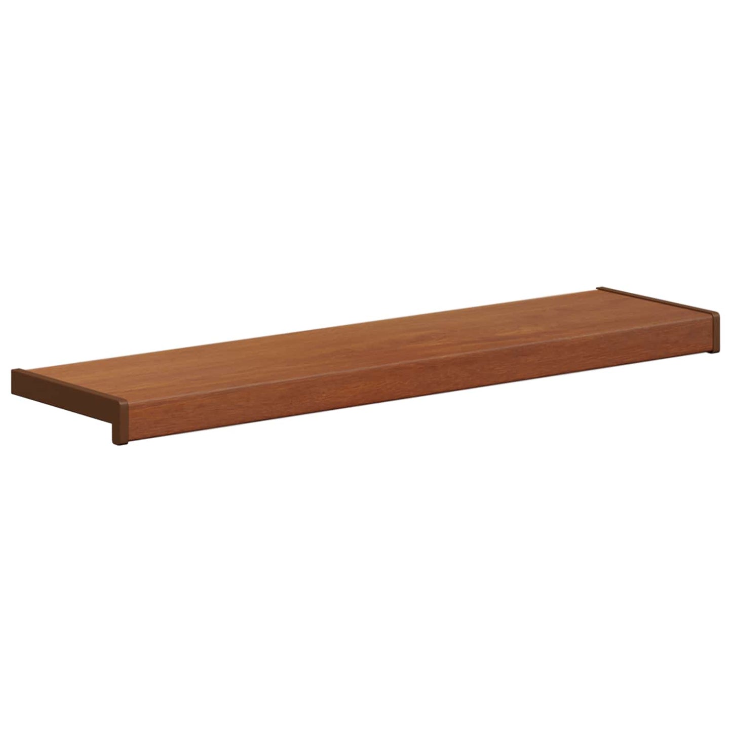 vidaXL Window Sill Brown wood 80 x 20 x 4.5 cm PVC