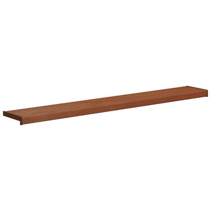 vidaXL Window Sill Brown wood 120 x 20 x 4.5 cm PVC