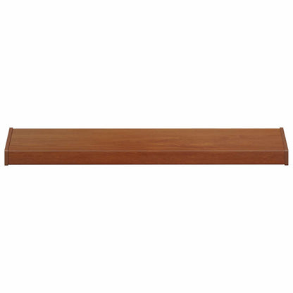 vidaXL Window Sill Brown wood 60 x 25 x 4.5 cm PVC
