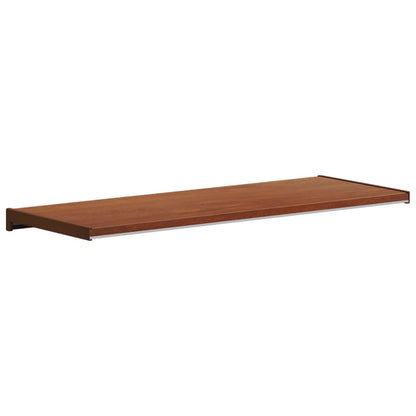 vidaXL Window Sill Brown wood 60 x 30 x 4.5 cm PVC