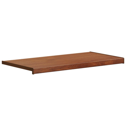 vidaXL Window Sill Brown wood 60 x 45 x 4.5 cm PVC