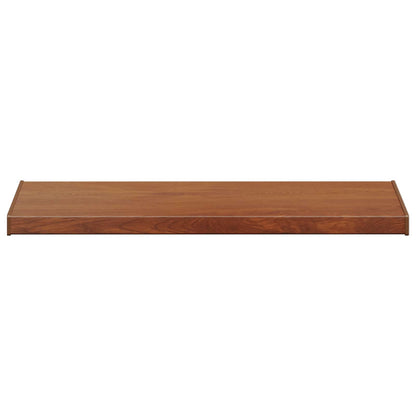 vidaXL Window Sill Brown wood 60 x 45 x 4.5 cm PVC