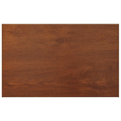 vidaXL Window Sill Brown wood 100 x 50 x 4.5 cm PVC