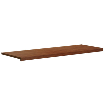 vidaXL Window Sill Brown wood 120 x 50 x 4.5 cm PVC