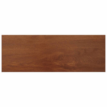 vidaXL Window Sill Brown wood 140 x 50 x 4.5 cm PVC