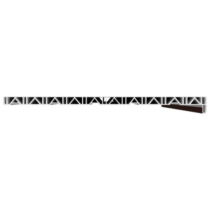 vidaXL Window Sill Brown wood 160 x 50 x 4.5 cm PVC