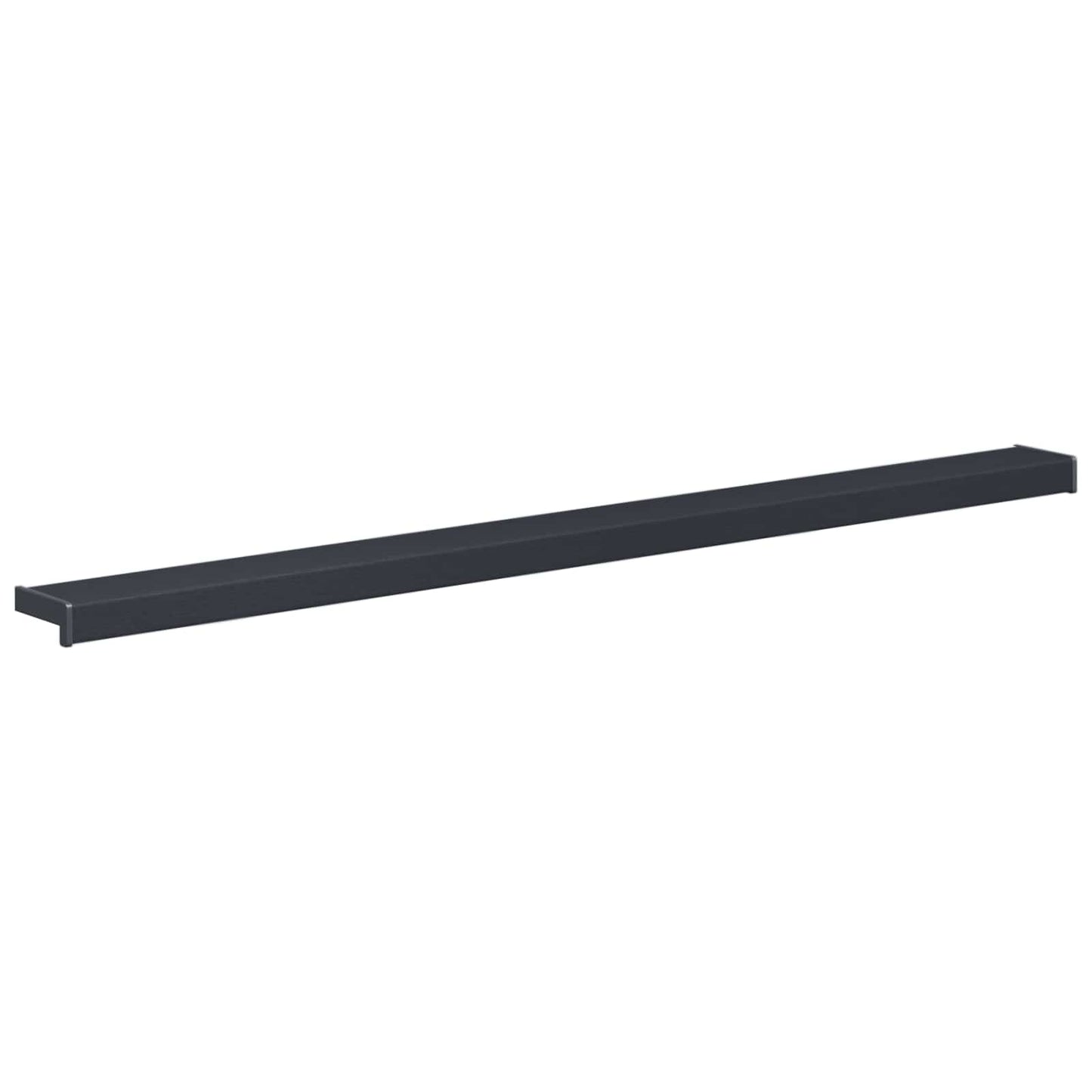 vidaXL Window Sill Anthracite with wood grain 160 x 10 x 4.5 cm PVC