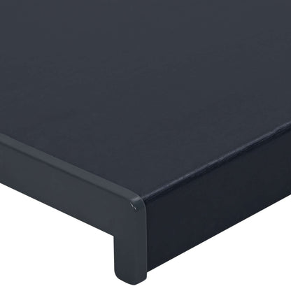 vidaXL Window Sill Anthracite with wood grain 100 x 15 x 4.5 cm PVC