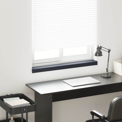 vidaXL Window Sill Anthracite with wood grain 100 x 15 x 4.5 cm PVC