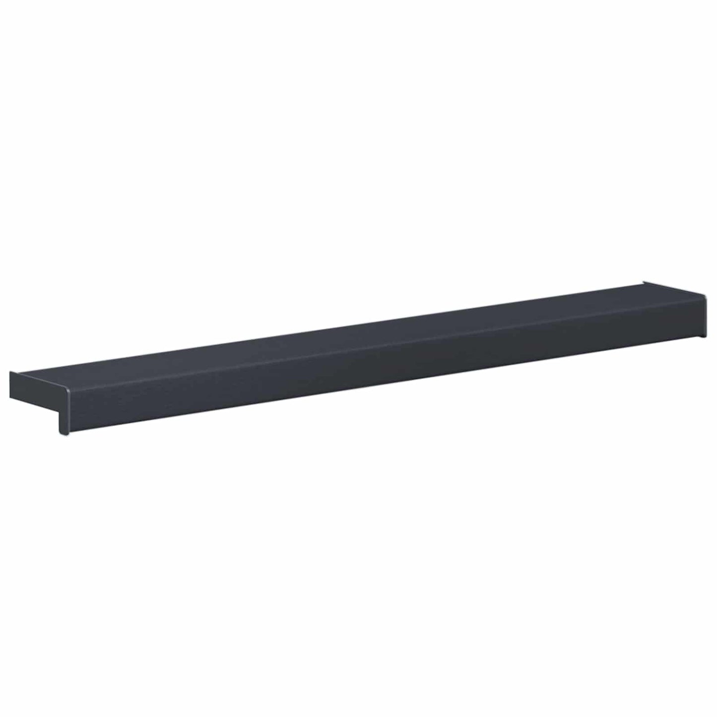 vidaXL Window Sill Anthracite with wood grain 100 x 15 x 4.5 cm PVC