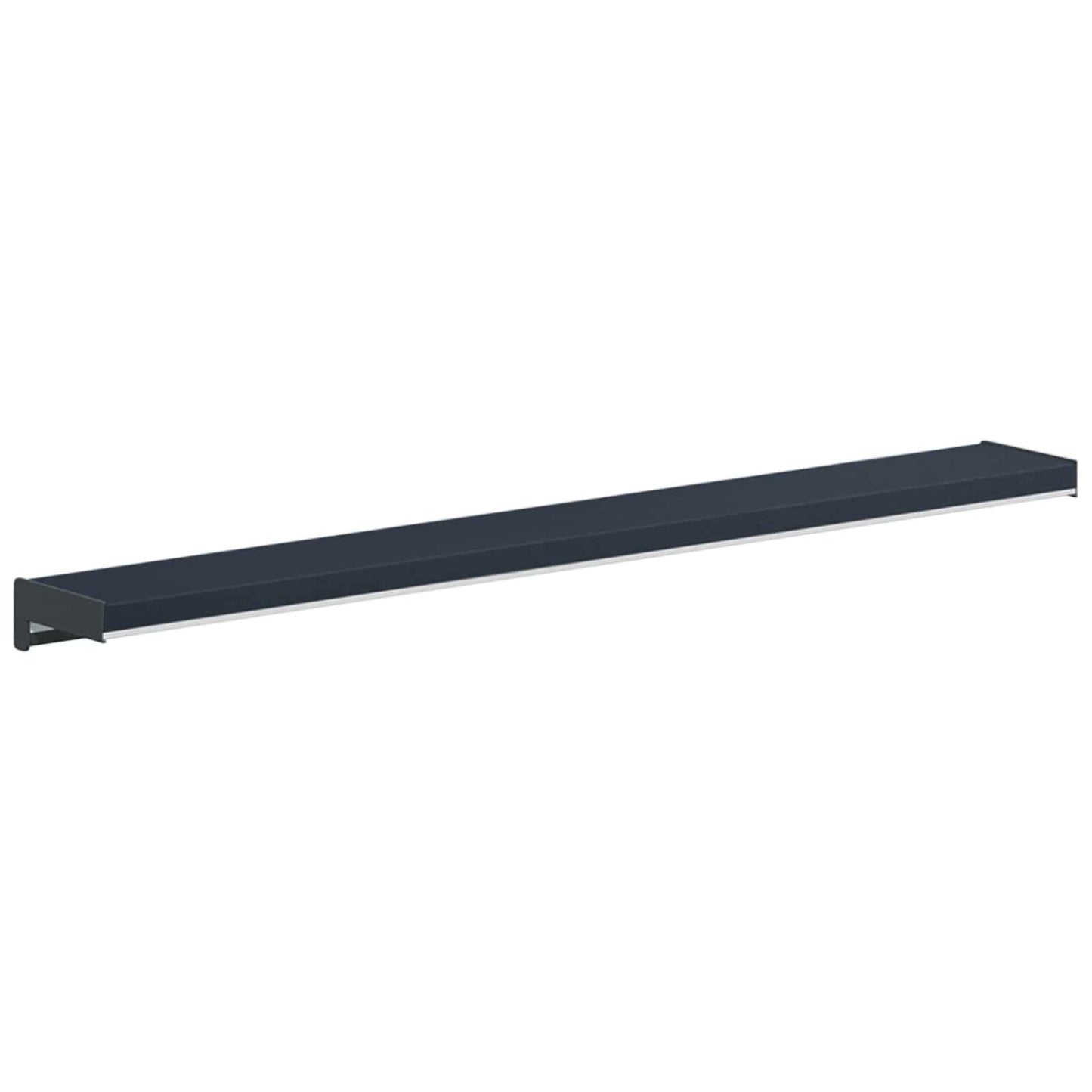 vidaXL Window Sill Anthracite with wood grain 100 x 15 x 4.5 cm PVC