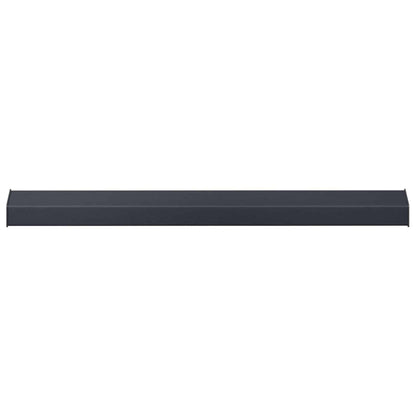vidaXL Window Sill Anthracite with wood grain 100 x 15 x 4.5 cm PVC