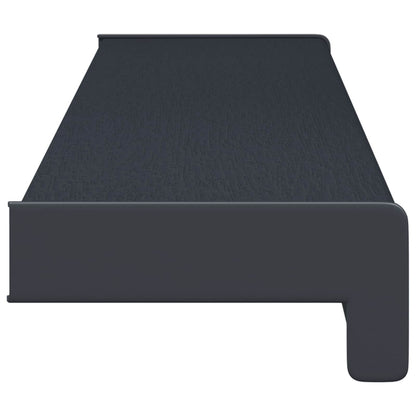 vidaXL Window Sill Anthracite with wood grain 100 x 15 x 4.5 cm PVC